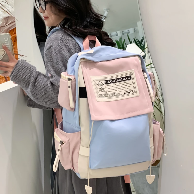 Korean Style Laptop Backpack Kawaii Student Schoolbag for Teenager Girls Leisure Cute Waterproof Women Large Capacity Backpacks
Korean Style Laptop Backpack Kawaii Student Schoolbag for Teenager Girls Leisure Cute Waterproof Women Large Capacity Backpacks