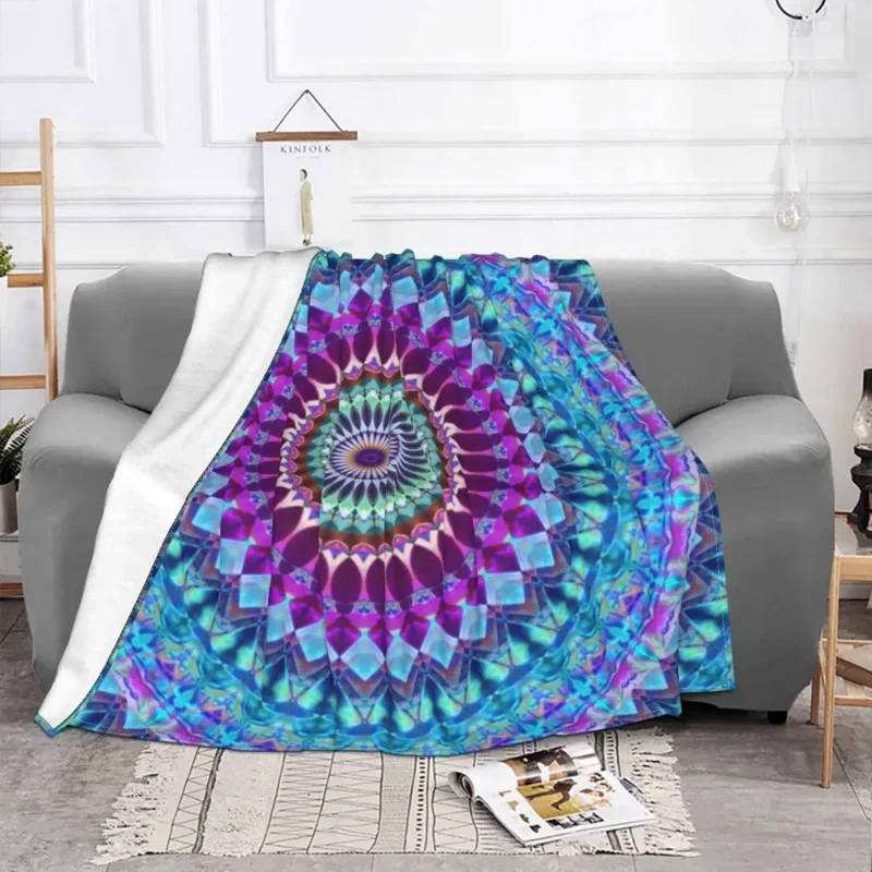 Geometric Mandala Blanket Fleece Textile Decor Buddhist Religion Gorgeous Super Warm Throw Blankets For Sofa Travel Quilt
Geometric Mandala Blanket Fleece Textile Decor Buddhist Religion Gorgeous Super Warm Throw Blankets For Sofa Travel Quilt