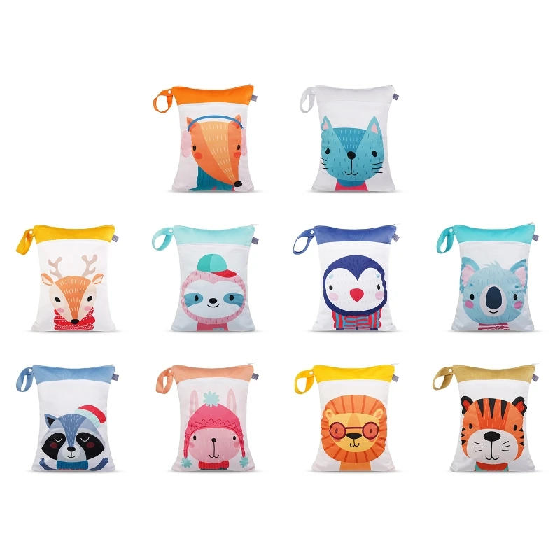 Baby Diaper Bag Cartoon Print Waterproof Wet Dry Nappy Zipper Handbag Stroller Carry Pack Outdoor Wet Diaper Pouch
Baby Diaper Bag Cartoon Print Waterproof Wet Dry Nappy Zipper Handbag Stroller Carry Pack Outdoor Wet Diaper Pouch