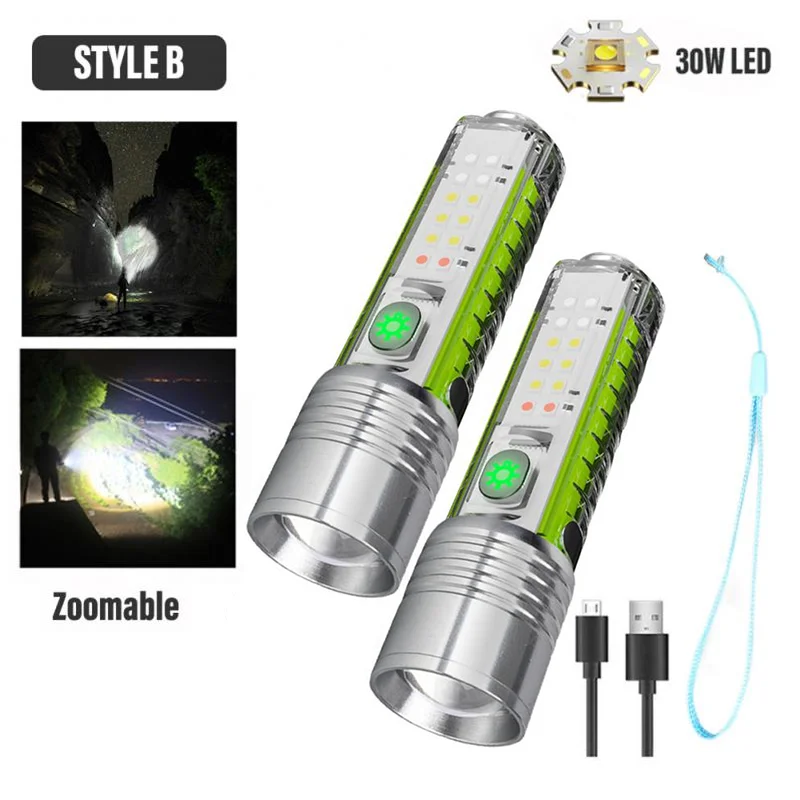 Фонарь светодиодный Мощный, 30 Вт, 1500 м, с боковым и сильным магнитом
Фонарь светодиодный Мощный, 30 Вт, 1500 м, с боковым и сильным магнитом