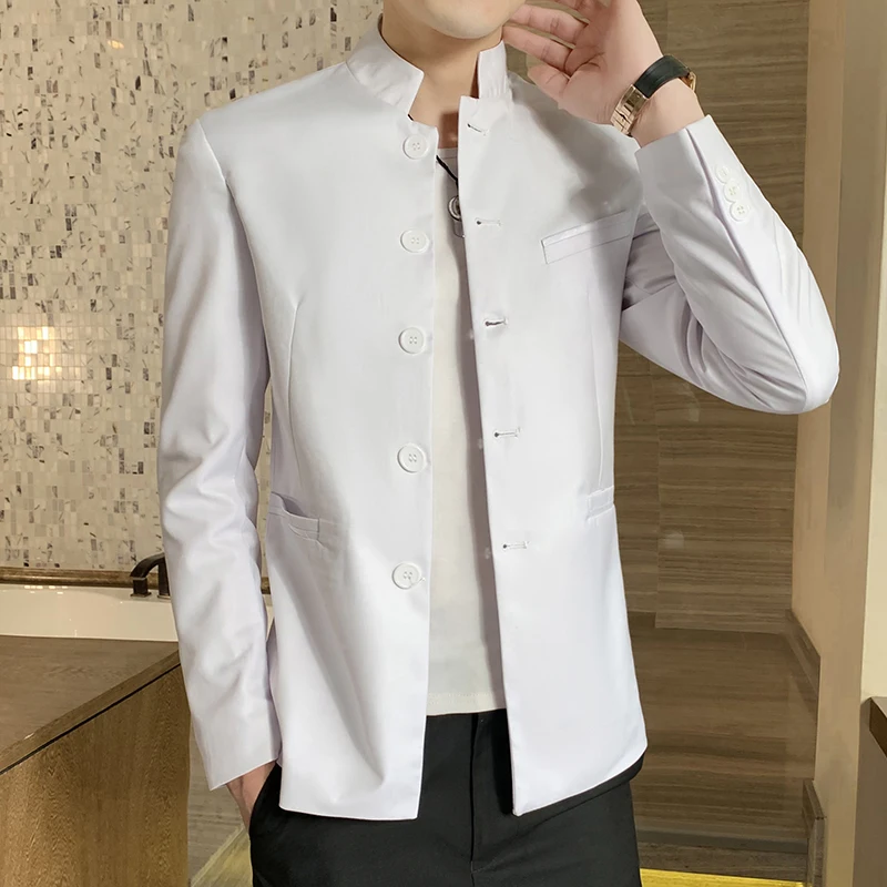 Men's Spring and Autumn 4 Solid Color Suit Long Sleeve Jackets Coat Large M-5XL Comfortable Single Breasted No Slit Classic Suit
Men's Spring and Autumn 4 Solid Color Suit Long Sleeve Jackets Coat Large M-5XL Comfortable Single Breasted No Slit Classic Suit