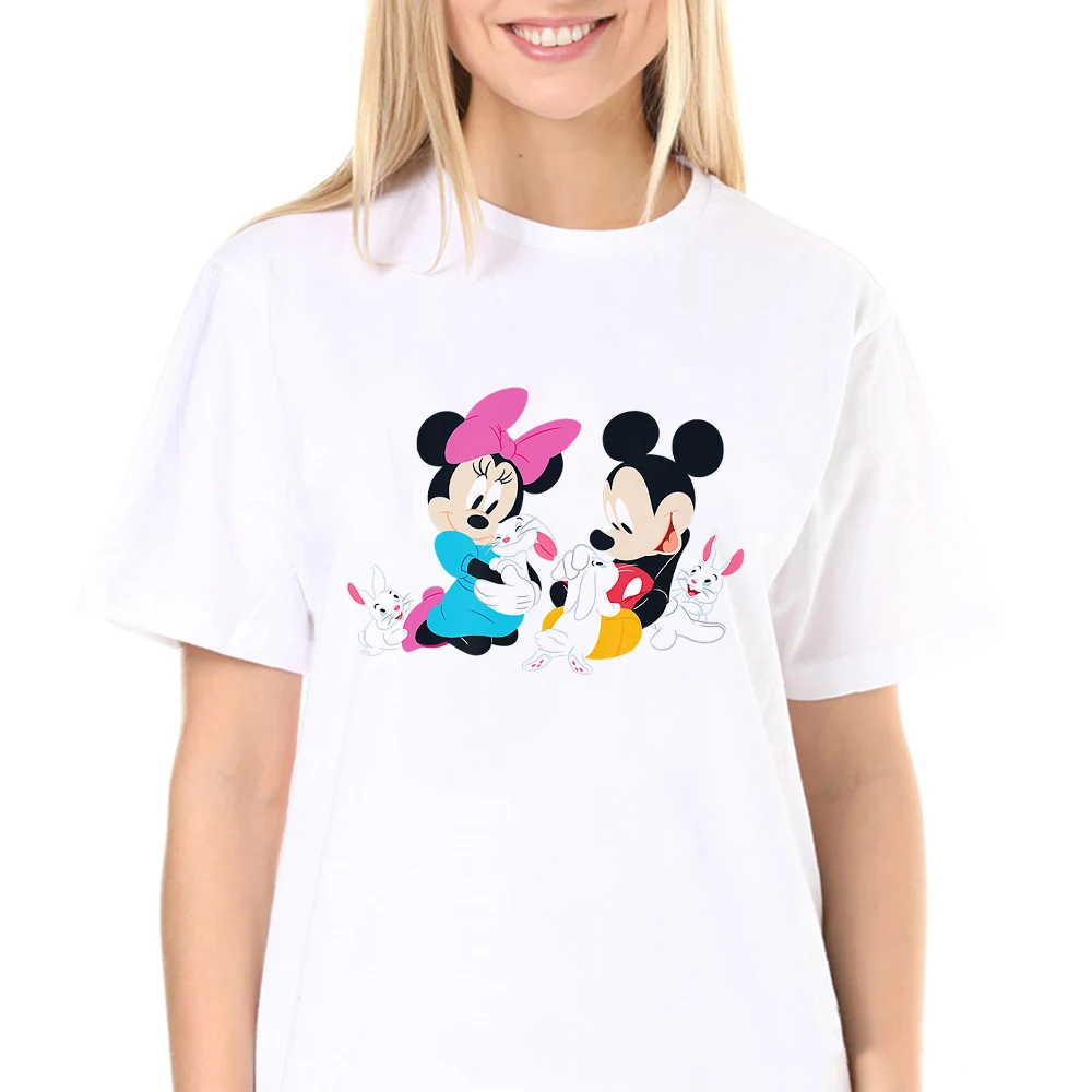 Summer New White Short Sleeve Green Graphic Print Female T-Shirt Cartoon Mickey Mouse Cute Creativity Disney Basic Women T Shirt
Summer New White Short Sleeve Green Graphic Print Female T-Shirt Cartoon Mickey Mouse Cute Creativity Disney Basic Women T Shirt