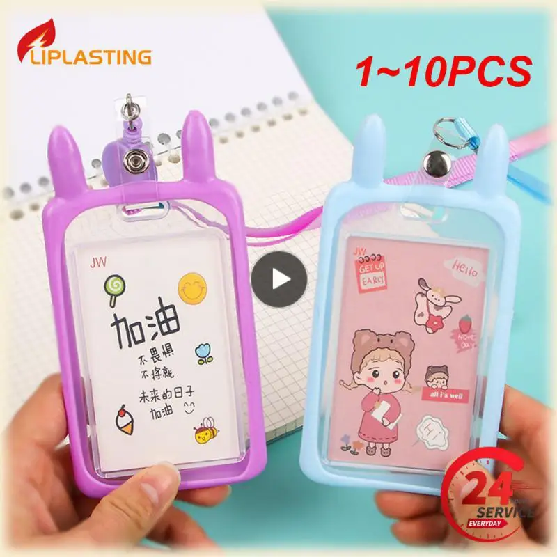 1~10PCS Transparent Protective Sleeve Silicone Waterproof And Dirt-resistant Card Sleeve Cartoon Protective Sleeve
1~10PCS Transparent Protective Sleeve Silicone Waterproof And Dirt-resistant Card Sleeve Cartoon Protective Sleeve