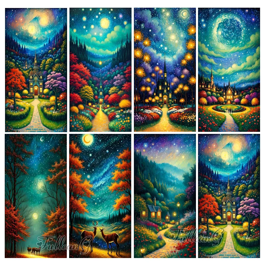 FULLCANG Dream Night Scenery Castle Deer Large Size Diamond Painting Kits Diy Full Mosaic Embroidery Animals Wall Decor FG1710
FULLCANG Dream Night Scenery Castle Deer Large Size Diamond Painting Kits Diy Full Mosaic Embroidery Animals Wall Decor FG1710