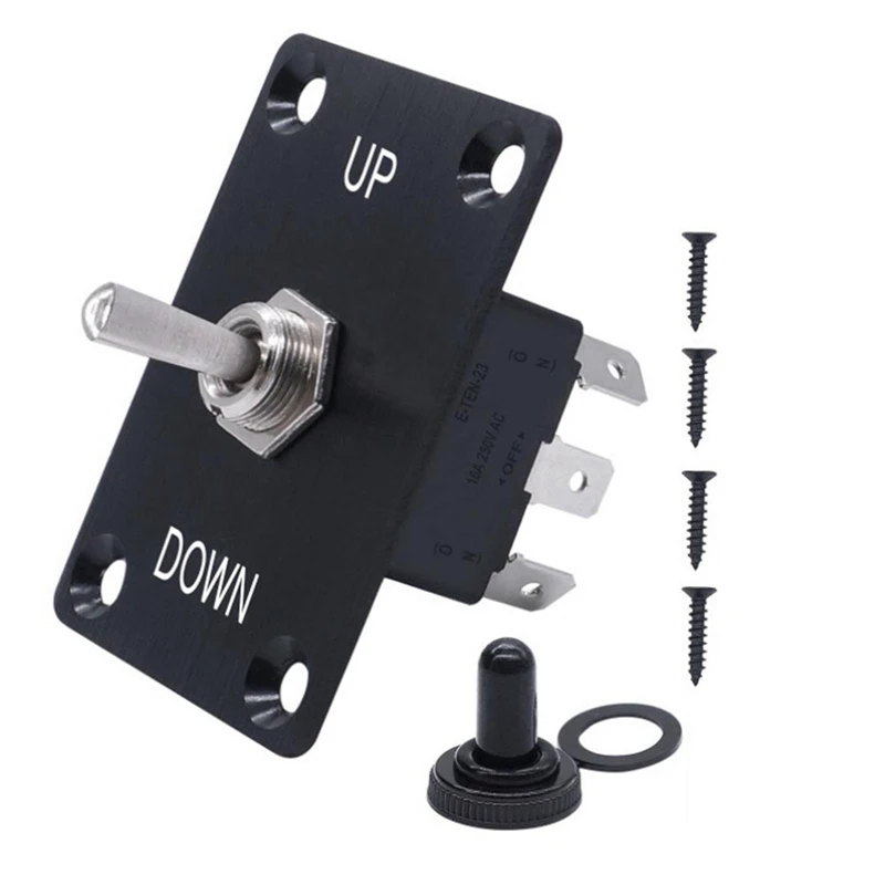 Marine Boat Anchor Windlass Control Panel Aluminum Plate 6PDT Up/Down Trim Tab Toggle Switch
Marine Boat Anchor Windlass Control Panel Aluminum Plate 6PDT Up/Down Trim Tab Toggle Switch
