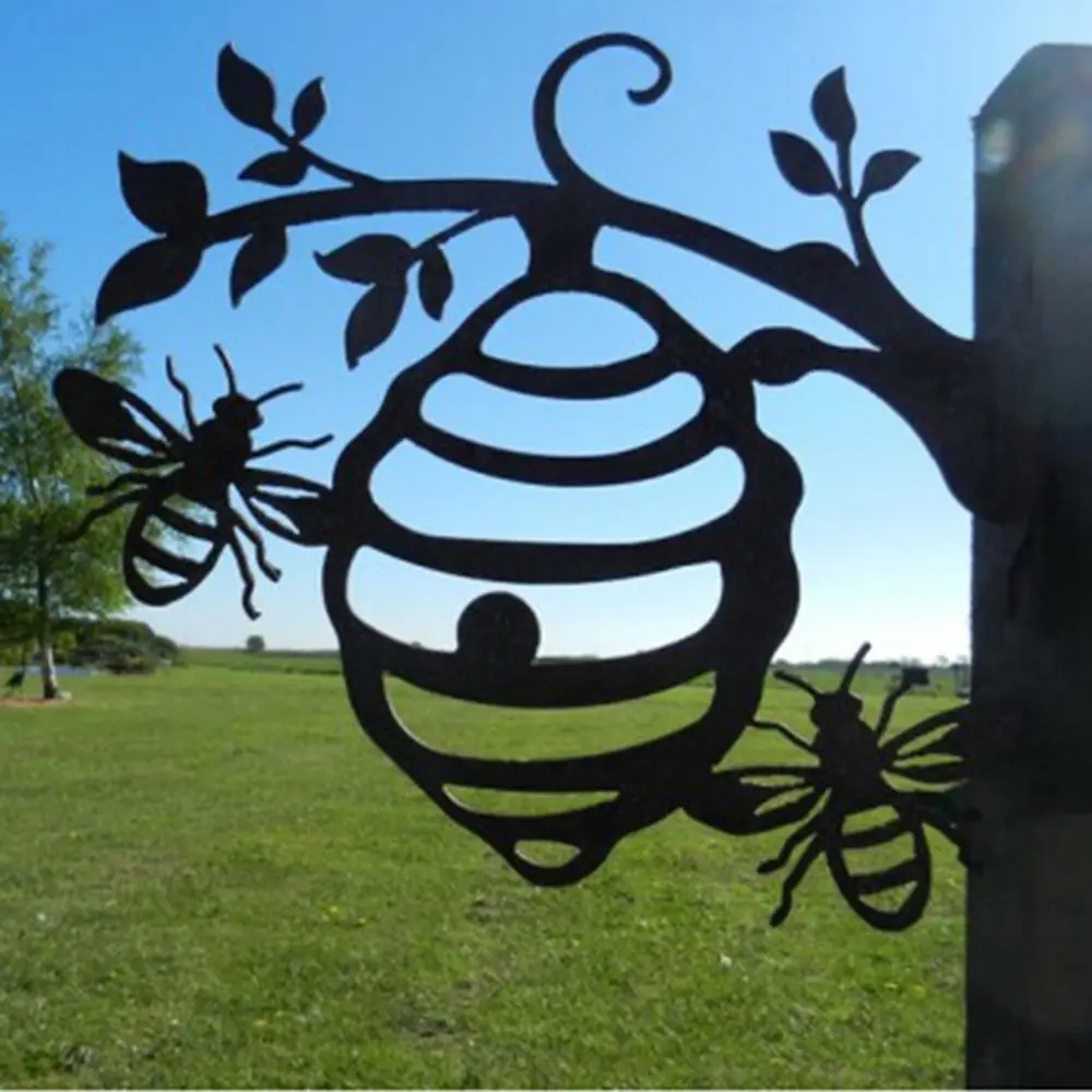 Garden Art Decoration Craft Hive Garden Decoration Metal Bee Decor Artificial Animal Ornaments Honeycomb Figurines
Garden Art Decoration Craft Hive Garden Decoration Metal Bee Decor Artificial Animal Ornaments Honeycomb Figurines