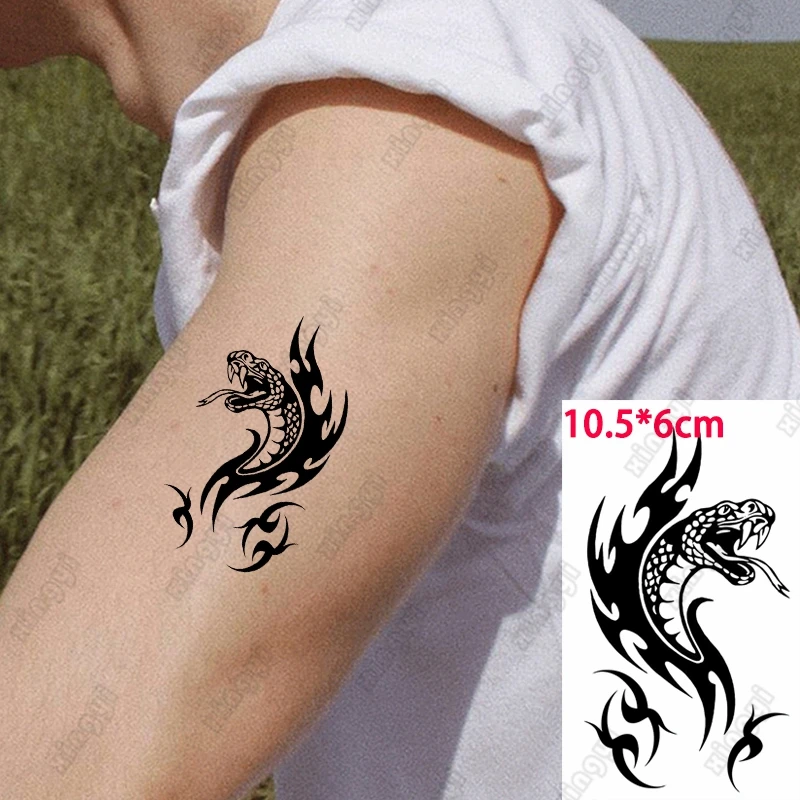 DIY Black Dragon Temporary Tattoos for Men Women Realistic Scorpion Snake Fake Tatoo Sticker Body Arm Water Transfer Tatto
DIY Black Dragon Temporary Tattoos for Men Women Realistic Scorpion Snake Fake Tatoo Sticker Body Arm Water Transfer Tatto