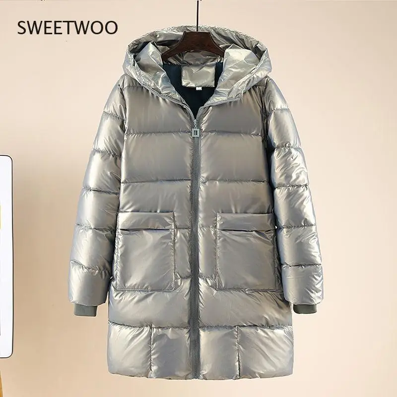 Fashion Parkas Winter Jacket Womens 2022 New Glossy Cotton Padded Hooded Coat Casual Female Warm Loose Long Snow Outwear Parkas
Fashion Parkas Winter Jacket Womens 2022 New Glossy Cotton Padded Hooded Coat Casual Female Warm Loose Long Snow Outwear Parkas