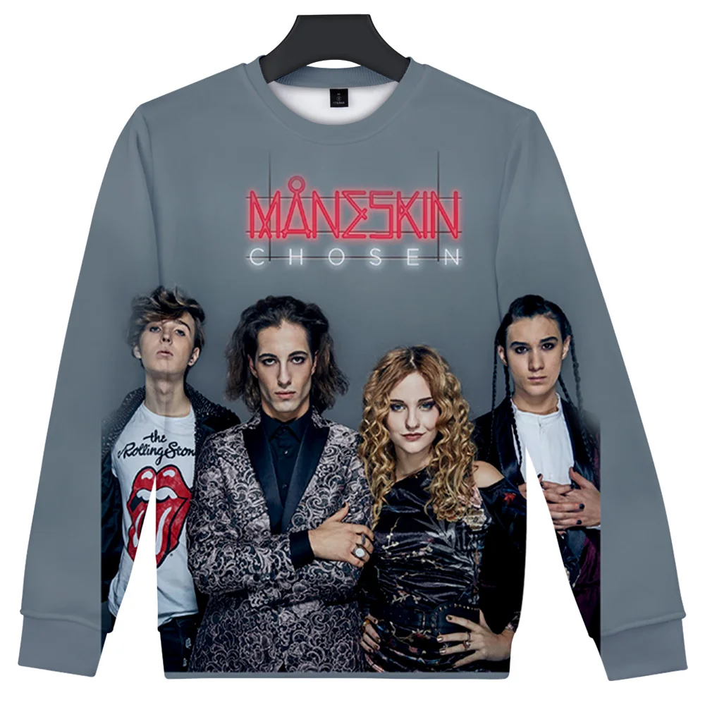 Harajuku страстный тяжелый металлический рок-группы Maneskin 3D печать круглый вырез свитшот для мужчин/женщин
Harajuku страстный тяжелый металлический рок-группы Maneskin 3D печать круглый вырез свитшот для мужчин/женщин