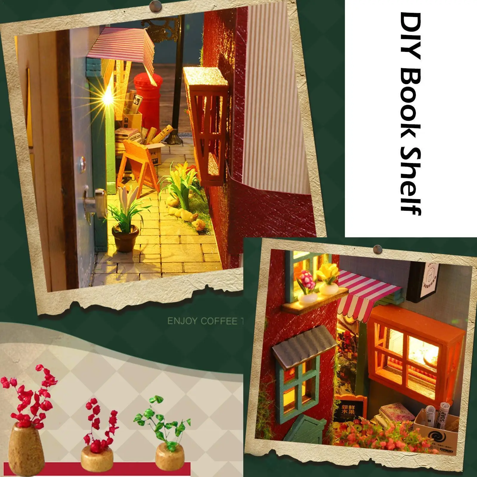 Diy Book Nook Miniatures Shelf Insert Bookend Dollhouse Model Roombox Building Kit Wooden Bookshelf Toys Gifts 3d House For J5B2
Diy Book Nook Miniatures Shelf Insert Bookend Dollhouse Model Roombox Building Kit Wooden Bookshelf Toys Gifts 3d House For J5B2