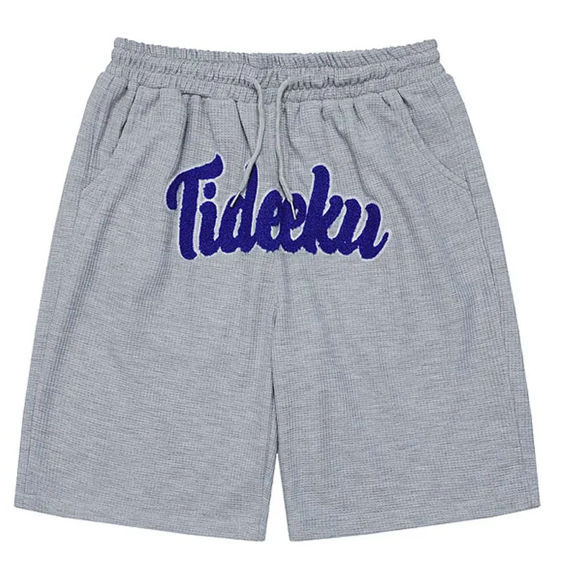 Waffle Shorts Mens Casual 100% Polyester Letter Towel Embroidery Shorts 22 Summer Oversize Drawstring Streetwear Wide Leg Shorts
Waffle Shorts Mens Casual 100% Polyester Letter Towel Embroidery Shorts 22 Summer Oversize Drawstring Streetwear Wide Leg Shorts