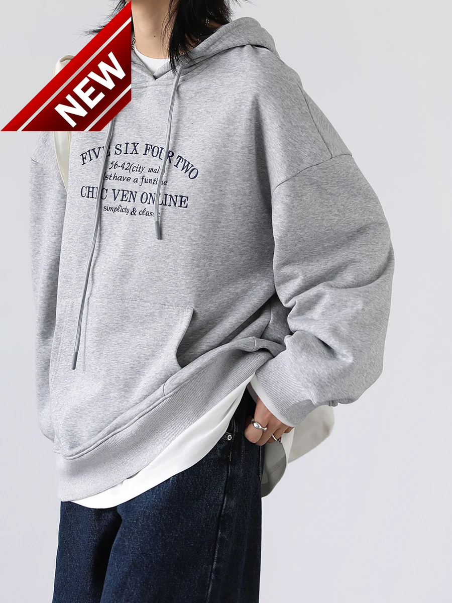 Casual Loose Women's Sweatshirts Hooded Letter Long Sleeve Sweater Woman Coat Female Jacket Spring Autumn 2023
Casual Loose Women's Sweatshirts Hooded Letter Long Sleeve Sweater Woman Coat Female Jacket Spring Autumn 2023