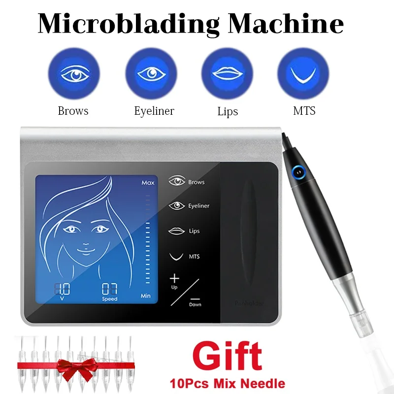 Microblading Charme Princesse Tattoo Machine Dermographe Maquillage Tattoo Pen Kit Touch Screen Digital LCD Control Panel Device
Microblading Charme Princesse Tattoo Machine Dermographe Maquillage Tattoo Pen Kit Touch Screen Digital LCD Control Panel Device
