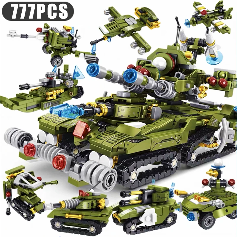 Конструктор MOC 8 в 1: военный танки апокалипсиса, 2 смены, модель танка, оружие Birck WW2, игрушки для детей, подарок
Конструктор MOC 8 в 1: военный танки апокалипсиса, 2 смены, модель танка, оружие Birck WW2, игрушки для детей, подарок