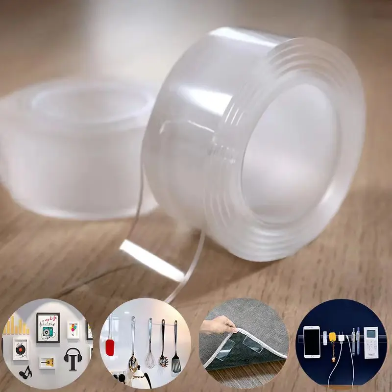 Double Side Tape Feature Waterproof Reusable Adhesive Transparent Glue Stickers Suit for Home Kitchen Bathroom Accessories Decor
Double Side Tape Feature Waterproof Reusable Adhesive Transparent Glue Stickers Suit for Home Kitchen Bathroom Accessories Decor