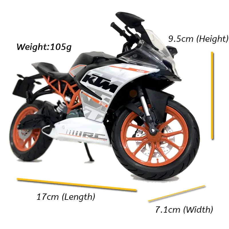 Joycity строительные игрушки в масштабе 1/12, модель KTM RC390, литые строительные игрушки для мальчиков, детская коллекция, Подарочная игра
Joycity строительные игрушки в масштабе 1/12, модель KTM RC390, литые строительные игрушки для мальчиков, детская коллекция, Подарочная игра