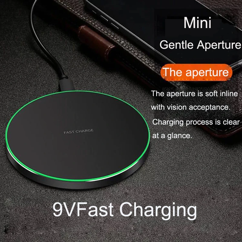

15W Wireless Charger Pad for iPhone 14 13 12 11 Pro Max X Samsung Xiaomi Phone Chargers Qi Fast Induction Dock Charging Station