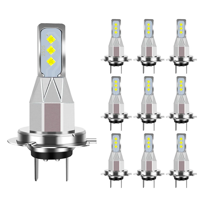 10Pcs H7 LED Headlight 20000LM Mini CSP LED Bulbs Cunbus 6SMD Bulbs Car Head Light Fog Lamp Turn Signals
10Pcs H7 LED Headlight 20000LM Mini CSP LED Bulbs Cunbus 6SMD Bulbs Car Head Light Fog Lamp Turn Signals