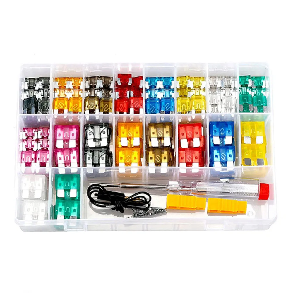 180/306Pcs Car Blade Fuse Assortment Kit 5/7/10/15/20/25/30A Fuse Mini Small Size Blade Set Auto Truck Automotive Fuse With Box
180/306Pcs Car Blade Fuse Assortment Kit 5/7/10/15/20/25/30A Fuse Mini Small Size Blade Set Auto Truck Automotive Fuse With Box