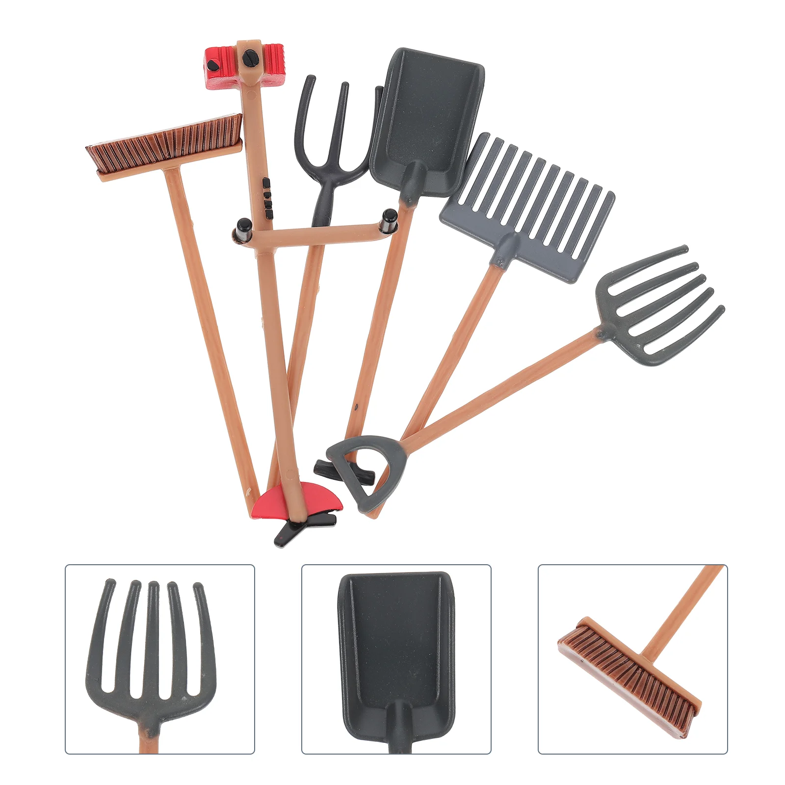 6Pcs Simulation Farm Tool Decorative Farm Implements Model Scene Layout Adornments
6Pcs Simulation Farm Tool Decorative Farm Implements Model Scene Layout Adornments