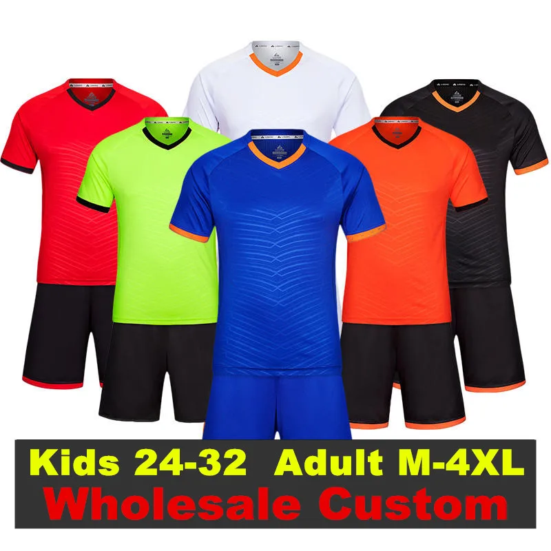 DIY LOGO Customized Children's Adult Football Jersey Short Sleeve Set Youth Soccer Training Clothes Football Uniforms 5017
DIY LOGO Customized Children's Adult Football Jersey Short Sleeve Set Youth Soccer Training Clothes Football Uniforms 5017