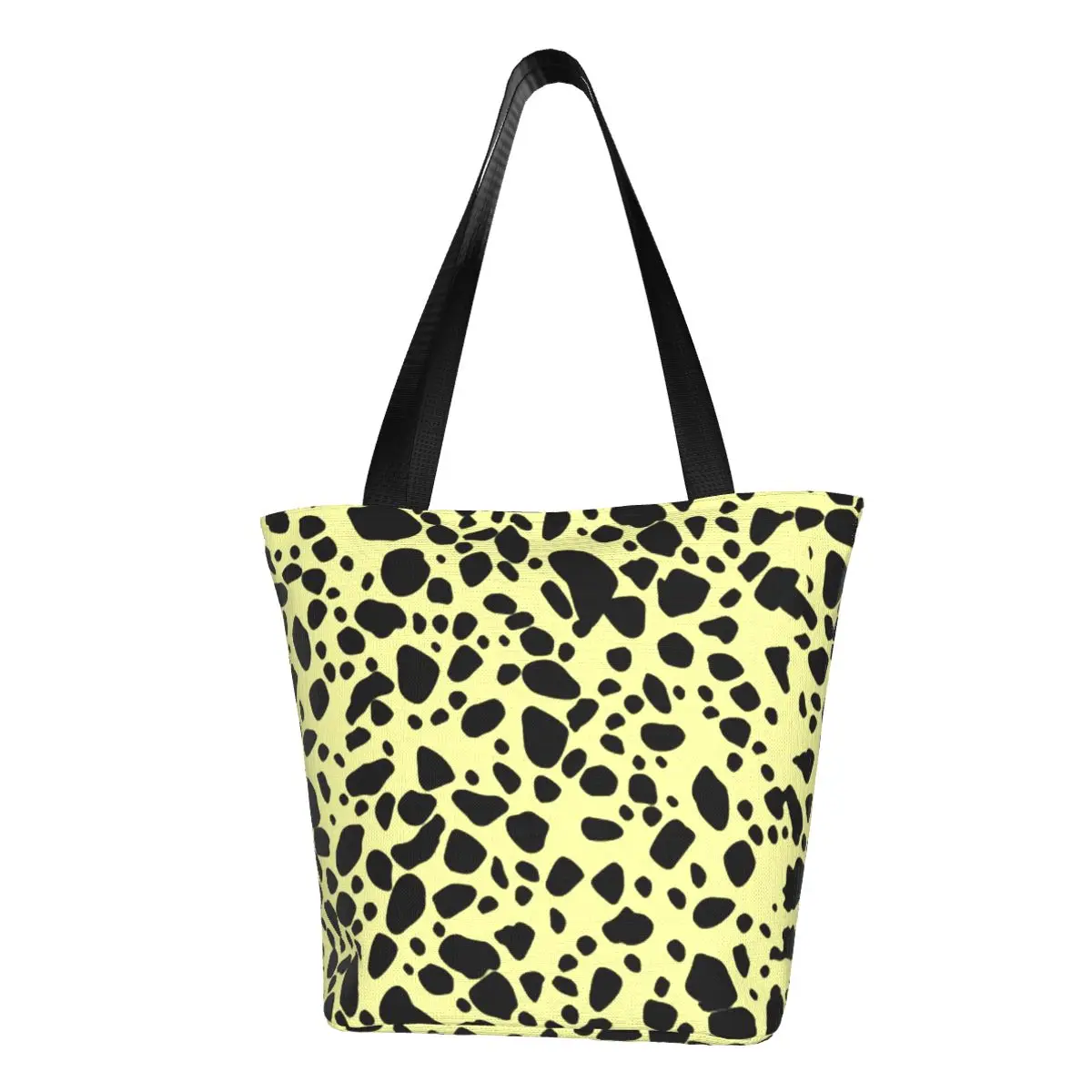 

Cow Print Shopper Bag Two-Tone Casual Handbags Cloth Streetwear Tote Bag Lady Graphic Design Beach Bag