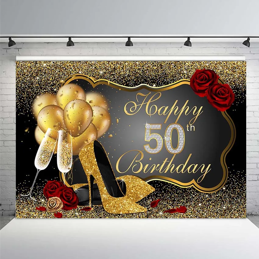 Birthday Party Backdrop for 30 40 50 60 70 Women Birthday Golden Pink Glitter Balloon Decorations Background Photoshoot
Birthday Party Backdrop for 30 40 50 60 70 Women Birthday Golden Pink Glitter Balloon Decorations Background Photoshoot