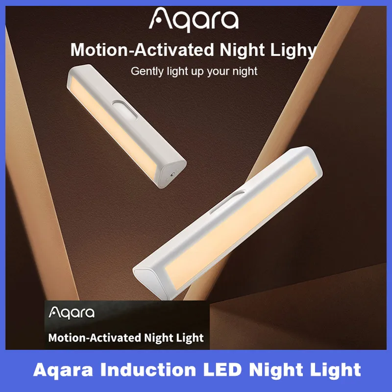 

Aqara Induction LED Night Light Magetic Design 2 Level Brightness Human Body Sensor 8 Month Standby Time for Smart Home
