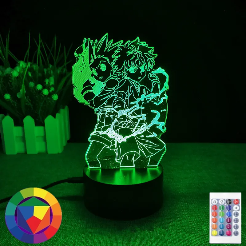 3D Acrylic Lamp Anime Hunter X Hunter Killua and Gon for Bedroom Decor Nightlight Birthday Gift Led Night Light Manga Hxh Killua
3D Acrylic Lamp Anime Hunter X Hunter Killua and Gon for Bedroom Decor Nightlight Birthday Gift Led Night Light Manga Hxh Killua