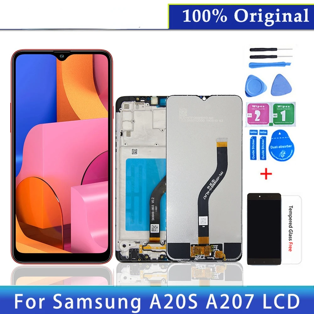 Original 6.5" LCD For Samsung Galaxy A20s A207 A2070 SM-A207F LCD Display Screen replacement Digitizer Assembly Samsung A20S LCD
Original 6.5" LCD For Samsung Galaxy A20s A207 A2070 SM-A207F LCD Display Screen replacement Digitizer Assembly Samsung A20S LCD