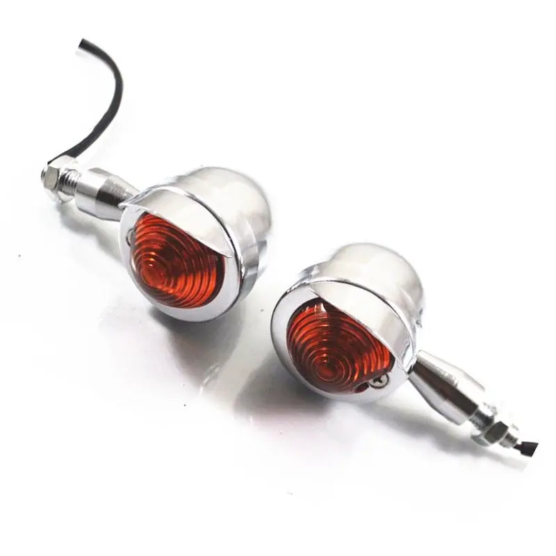 Amber Turn Signal Light W/ Visor For Harley Honda Kawasaki Suzuki Yamaha CB VTX 
Amber Turn Signal Light W/ Visor For Harley Honda Kawasaki Suzuki Yamaha CB VTX