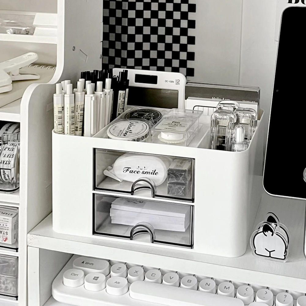 Nordic Desk Office Pencil Organize Shelve Storage Pen Cosmetic Box Organizer Holder Plastic Drawer Desktop Stationery Minimalist
Nordic Desk Office Pencil Organize Shelve Storage Pen Cosmetic Box Organizer Holder Plastic Drawer Desktop Stationery Minimalist