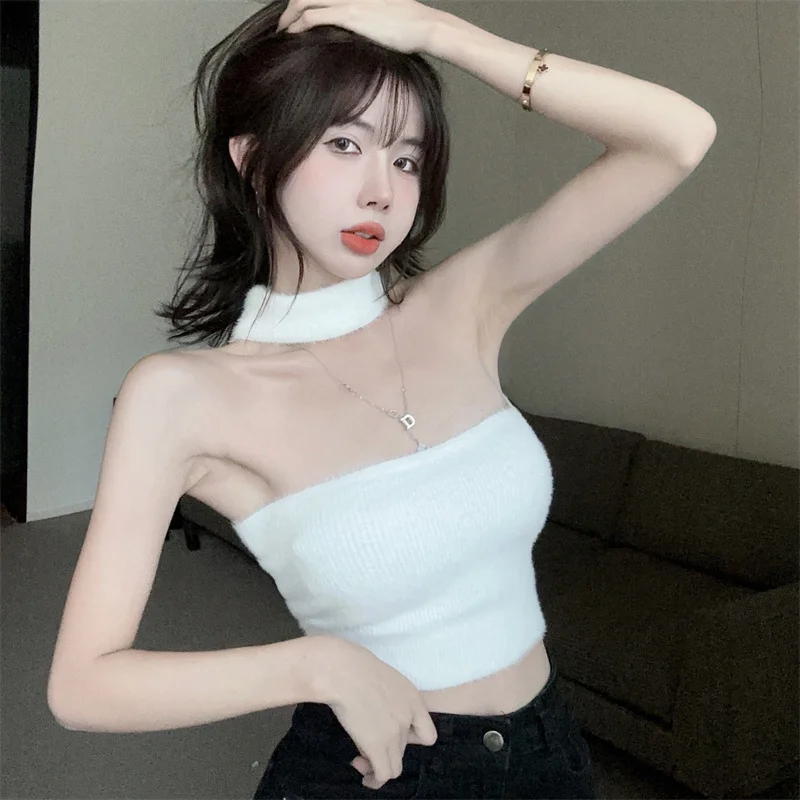 Y2k Tops Temperament Cropped Top Women Slim Fashion Knitting Sexy Tanks 2023 Ropa Mujer Korean Casual Camis Women's Clothing
Y2k Tops Temperament Cropped Top Women Slim Fashion Knitting Sexy Tanks 2023 Ropa Mujer Korean Casual Camis Women's Clothing
