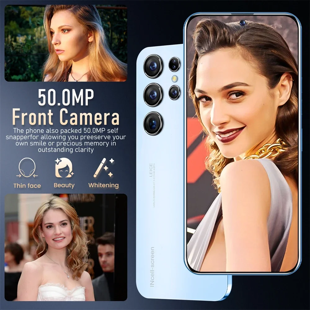 Original S23 Ultra Mobile Phone 7.3 HD Screen 16G+1TB 5G Unlocked Phone Dual Sim Celulare Android13 108MP 6800mAh Cell Phone NFC
Original S23 Ultra Mobile Phone 7.3 HD Screen 16G+1TB 5G Unlocked Phone Dual Sim Celulare Android13 108MP 6800mAh Cell Phone NFC