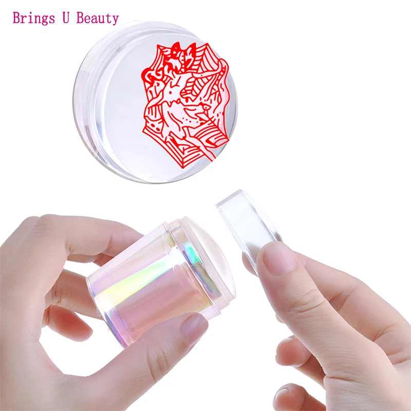 Nail Art Stamper French Tip Clear Soft Jelly Silicone Holographic Transparent Visible Body Image Plate For Manicure Tools
Nail Art Stamper French Tip Clear Soft Jelly Silicone Holographic Transparent Visible Body Image Plate For Manicure Tools