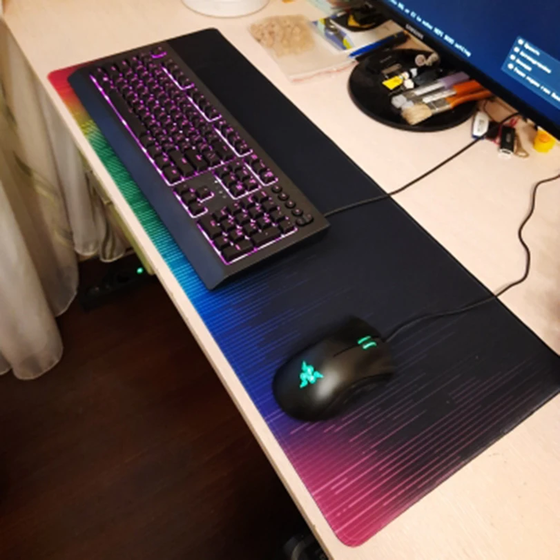 Коврик для мыши Razer MSI ASUS ROG HyperX игровой коврик ПК геймерский компьютерный большой