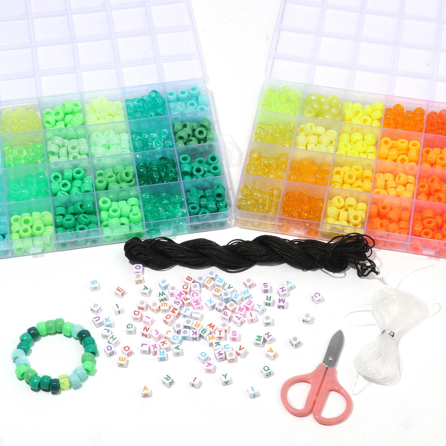 480pcs Boxed Pony Beads Kits Gift Box Big Hole Letters Acrylic Spacer Beads For Diy Craft Jewelry Bracelets Making Hair Supplies
480pcs Boxed Pony Beads Kits Gift Box Big Hole Letters Acrylic Spacer Beads For Diy Craft Jewelry Bracelets Making Hair Supplies