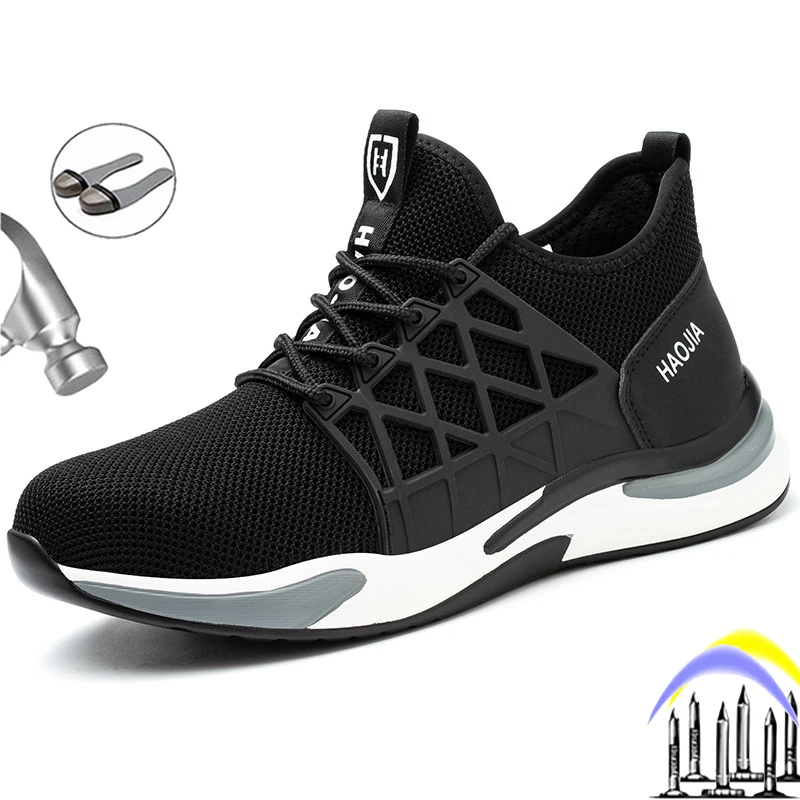 Mens Work Boots Steel Toe Cap Breathable Comfortable Man Safety Shoes Non-slip Lightweight Puncture-Proof Construction Sneakers
Mens Work Boots Steel Toe Cap Breathable Comfortable Man Safety Shoes Non-slip Lightweight Puncture-Proof Construction Sneakers
