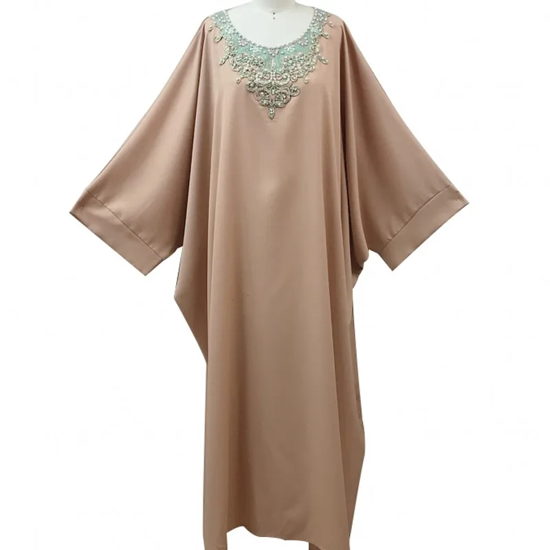 Abayas Muslim Maxi Dress Women With Beading Islamic Clothing Fashion New Loose Casual Batwing Sleeve Muslim Kaftan Dresses Robes
Abayas Muslim Maxi Dress Women With Beading Islamic Clothing Fashion New Loose Casual Batwing Sleeve Muslim Kaftan Dresses Robes