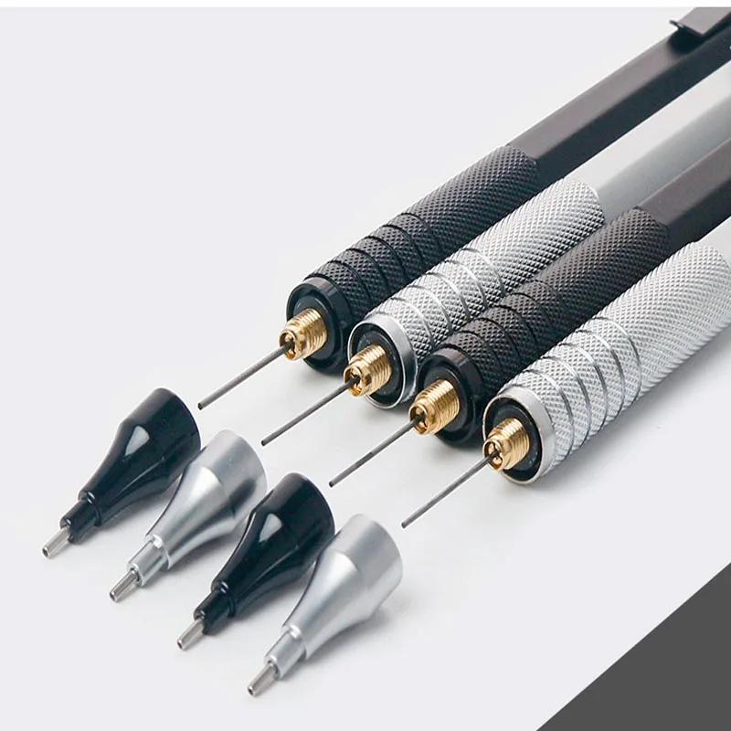 0.5/0.7mm Automatic Pencil Metal Low Center of Gravity Simple Sketch Drawing Writing Activity Pencil Stationery Send Pen Box
0.5/0.7mm Automatic Pencil Metal Low Center of Gravity Simple Sketch Drawing Writing Activity Pencil Stationery Send Pen Box