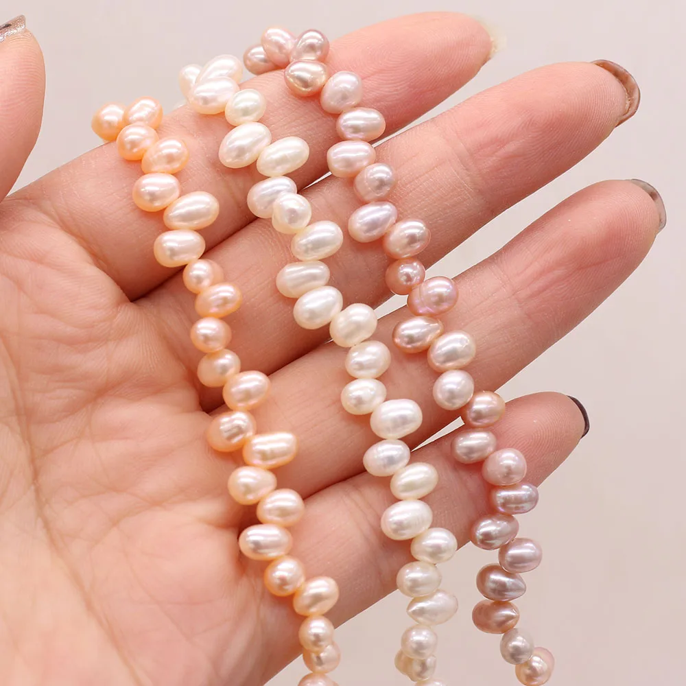 4-5mm Natural Freshwater Pearl Beads White Orange Pearl Loose Spacer Round Rice Beads For Jewelry Making DIY Bracelet Necklace
4-5mm Natural Freshwater Pearl Beads White Orange Pearl Loose Spacer Round Rice Beads For Jewelry Making DIY Bracelet Necklace