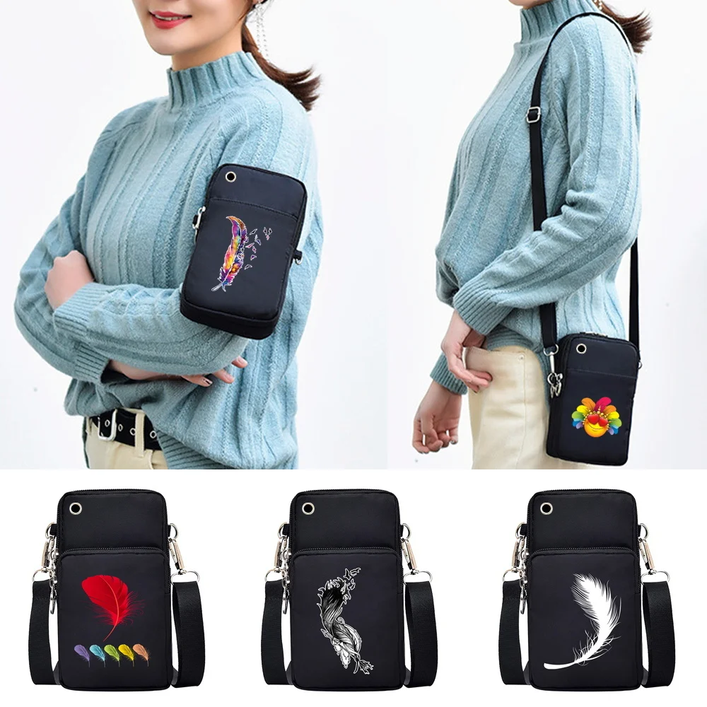 Universal Case for Iphone 11 X Xs Max 8 7 6s 5 Plus Mobile Phone Cover Shoulder Bags Waterproof Feather Printed Women Cell Bag
Universal Case for Iphone 11 X Xs Max 8 7 6s 5 Plus Mobile Phone Cover Shoulder Bags Waterproof Feather Printed Women Cell Bag