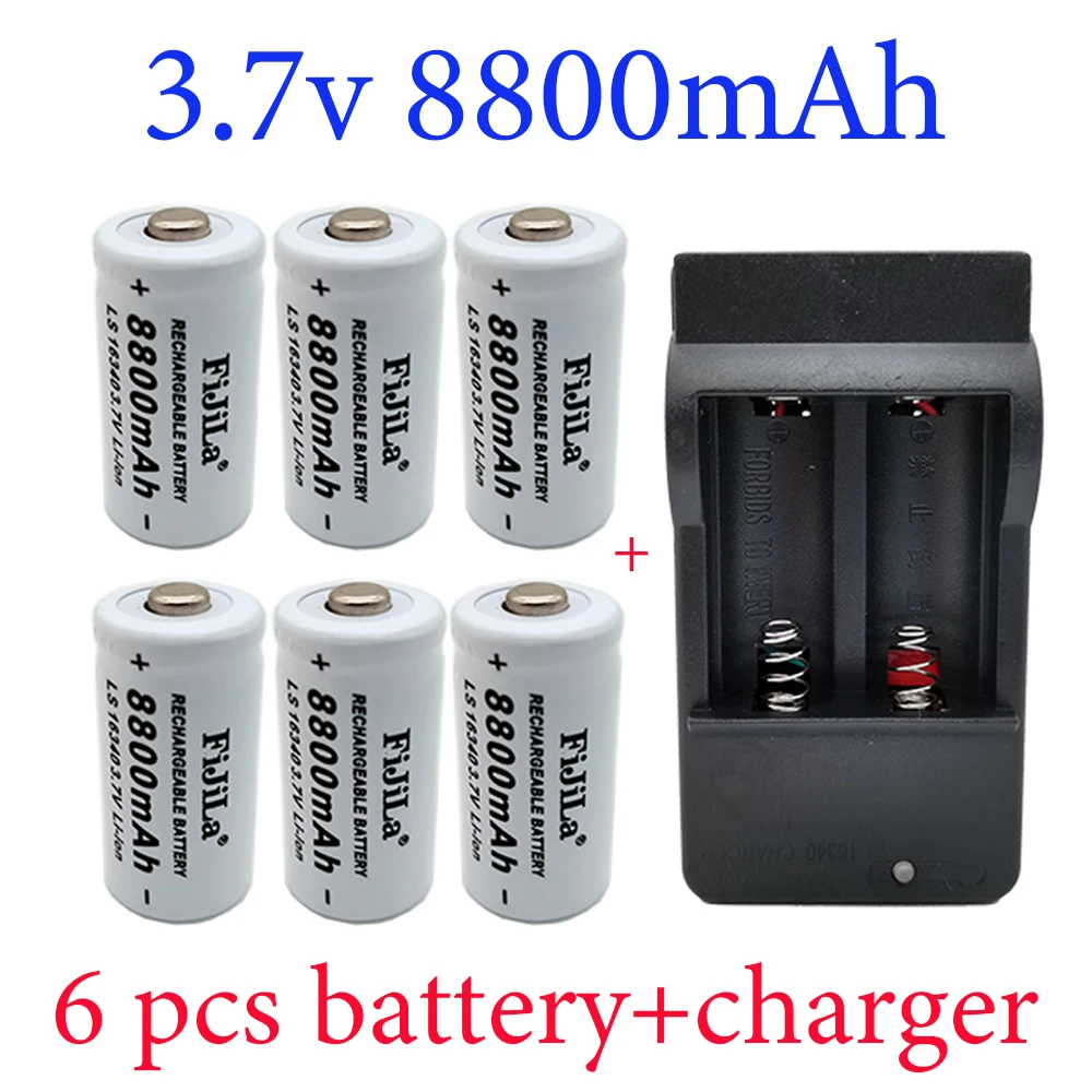 100% Новый оригинальный 16340 аккумулятор CR123A 8800 мАч 3,7 в литий-ионный перезаряжаемый + зарядное устройство
100% Новый оригинальный 16340 аккумулятор CR123A 8800 мАч 3,7 в литий-ионный перезаряжаемый + зарядное устройство