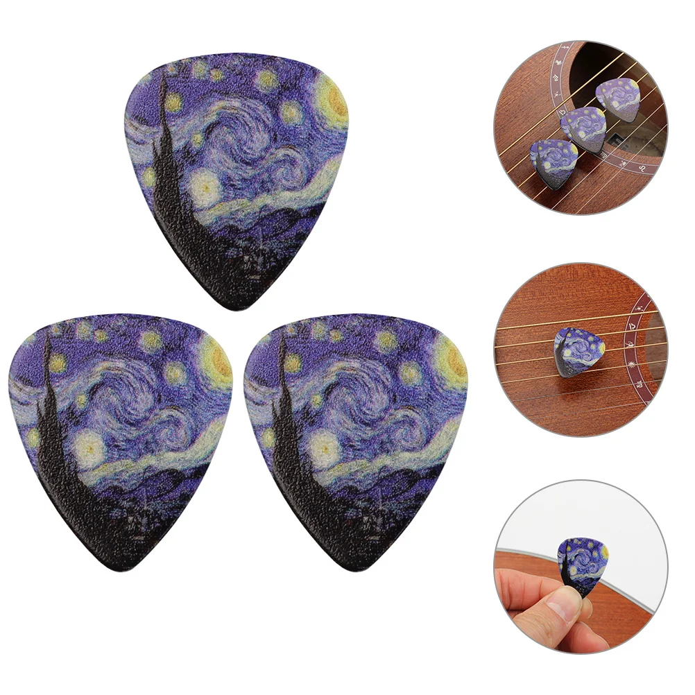 6 Pcs Guitar Picks Acoustic Triangle Thick Accessories Electric Celluloid Ukulele Kit
6 Pcs Guitar Picks Acoustic Triangle Thick Accessories Electric Celluloid Ukulele Kit