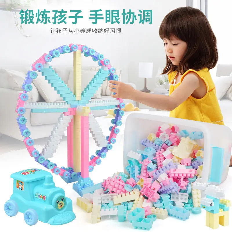 680Pcs/bag Children Large Particles Plastic Building Blocks Baby Kindergarten Early Education DIY Assembled Best Gift for Kids
680Pcs/bag Children Large Particles Plastic Building Blocks Baby Kindergarten Early Education DIY Assembled Best Gift for Kids