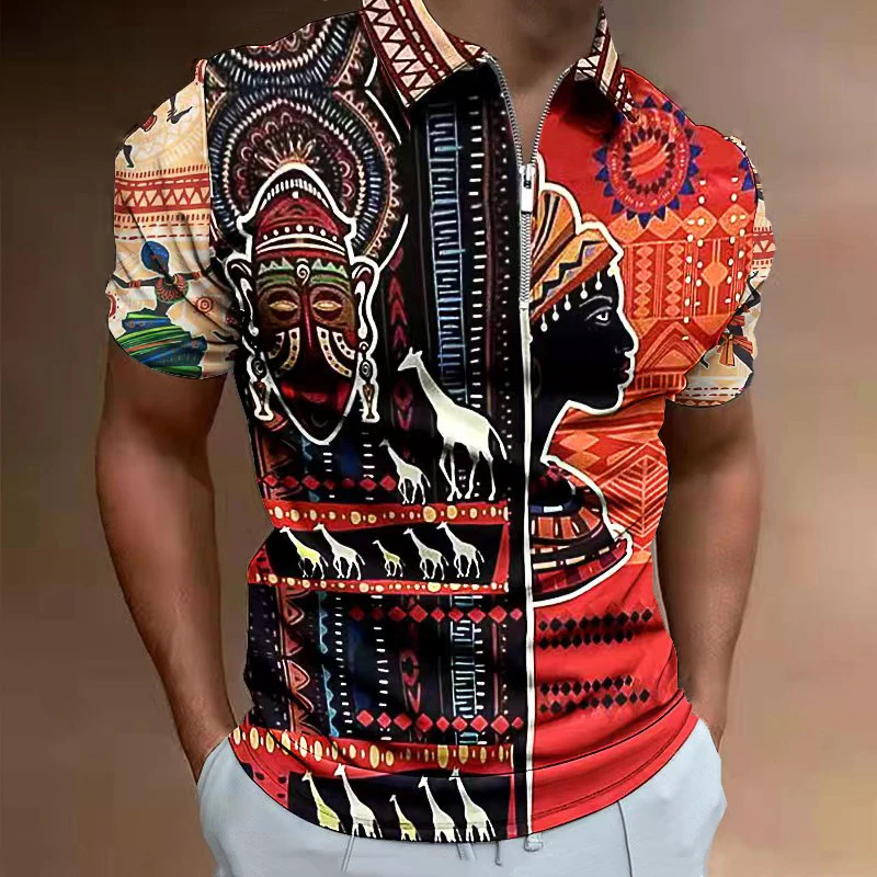 Men's polo shirt summer spring jersey African Dashiki printed T-shirt male and female ethnic retro folk clothing summer casual s
Men's polo shirt summer spring jersey African Dashiki printed T-shirt male and female ethnic retro folk clothing summer casual s
