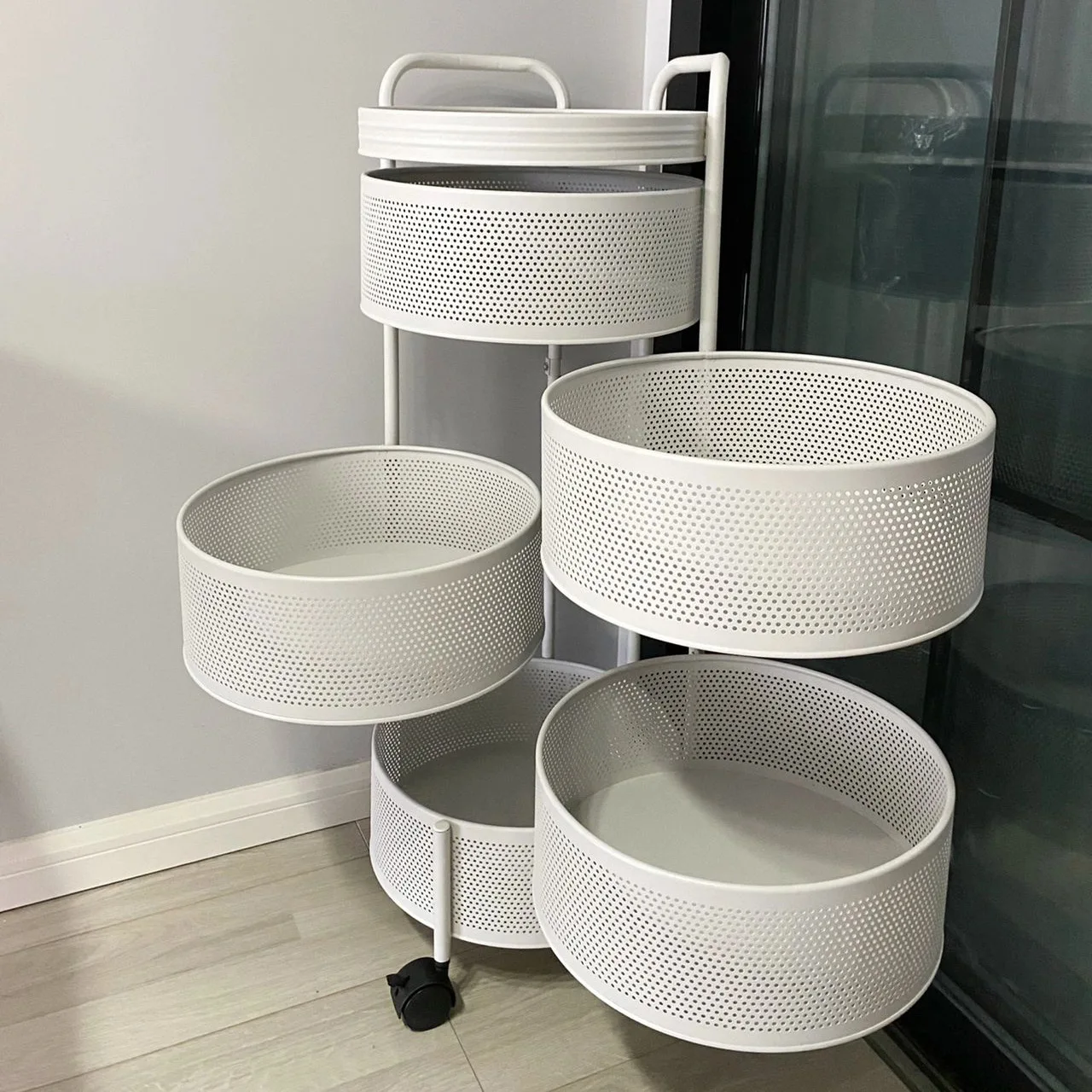 Kitchen, Bedroom, Living Room, Storage Rack, Snack Rack, Multi-layer Household Revolving Round Vegetable Basket, Storage Rack,
Kitchen, Bedroom, Living Room, Storage Rack, Snack Rack, Multi-layer Household Revolving Round Vegetable Basket, Storage Rack,