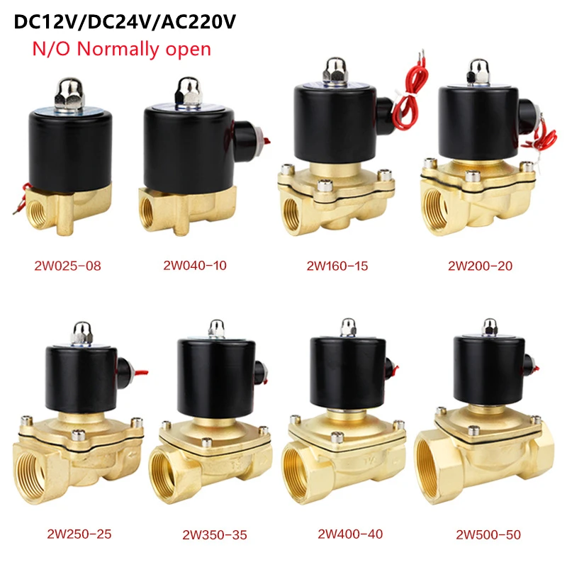 Electric Solenoid Valve Normally Opened Pneumatic for Water Oil Air 12V/24V/220V 1/4" 3/8" 1/2" 3/4" 1" DN8/10/15/20/25/32/40/50
Electric Solenoid Valve Normally Opened Pneumatic for Water Oil Air 12V/24V/220V 1/4" 3/8" 1/2" 3/4" 1" DN8/10/15/20/25/32/40/50
