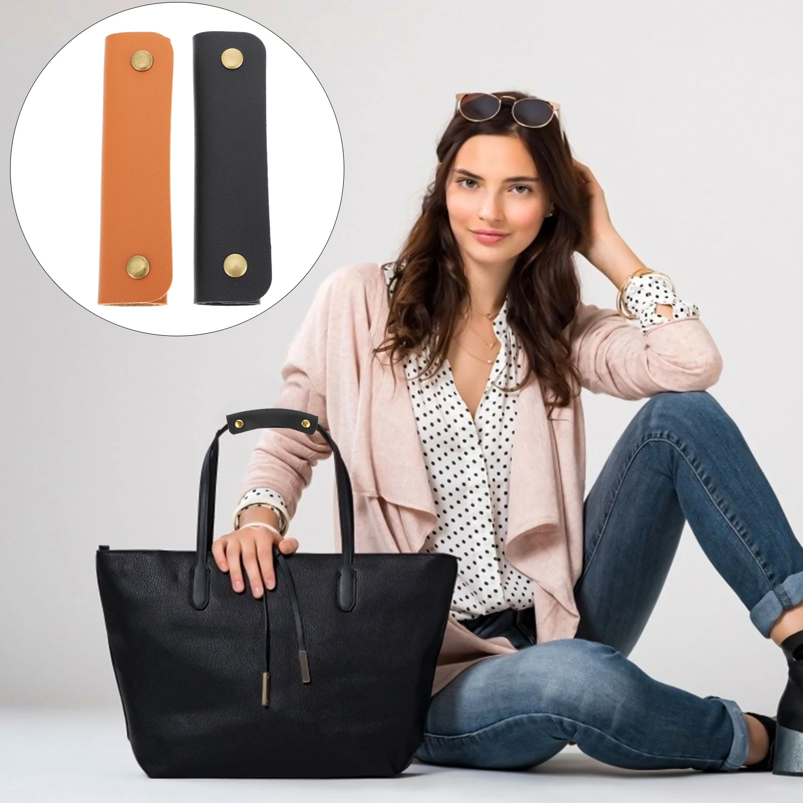 2Pcs Elegant Simple Handbag Handle Protector Suitcase Handle Cover Luggage Handle Cover
2Pcs Elegant Simple Handbag Handle Protector Suitcase Handle Cover Luggage Handle Cover