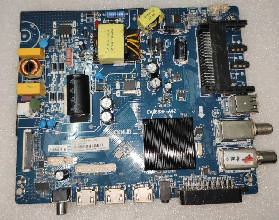 Free shipping! CV3683H-A42 Three in one TV motherboard workiing good for led 68v 600ma
Free shipping! CV3683H-A42 Three in one TV motherboard workiing good for led 68v 600ma
